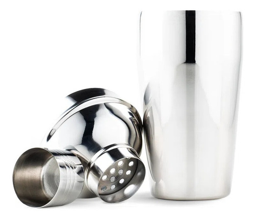 Kit Bar Coqueteleira Inox Caipirinha Drinks 500ml C/ Dosador