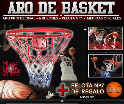 Imagen 1 de 4 de Tablero-aro De Basket 