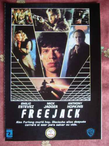 Mick Jagger Freejack Publicidad De Pelicula