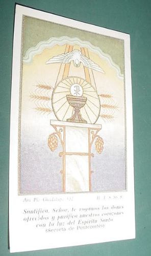 Tarjeta Religion Oficializacion Accion Catolica 1956