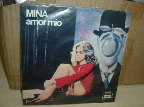 Mina Amor Mio / Estare En Casa Simple Argentino C/tapa