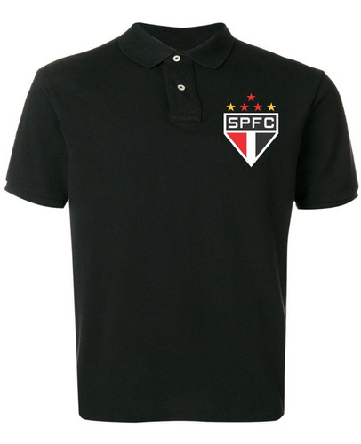 Camisa Camiseta Polo Torcedor Time  São Paulo Tricolor Spcf