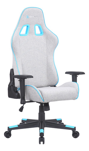 Silla Gamer Kitsune Zephyr Tela Gris/azul Newskill