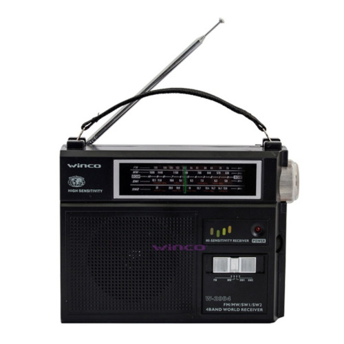 Radio Portatil Am Fm Enchufe O Pila Gran Parlante Winco 2004