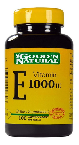 Vitamin E 1000 Iu 100 Softgel Good Natural 