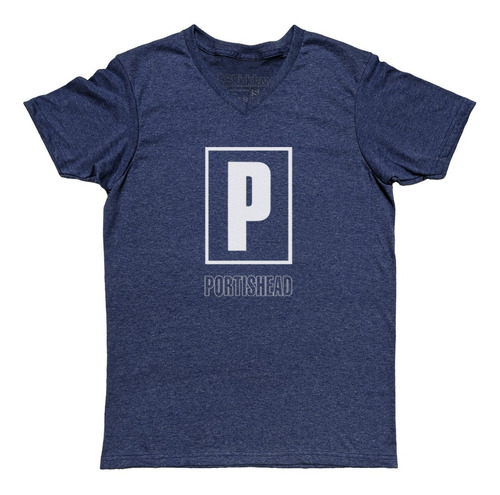 Portishead P Logo Playera Cuello En V Neck Trip Hop