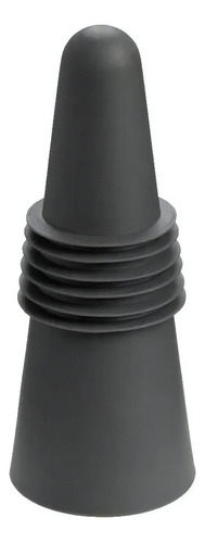 Tapon Para Botella Vino Cono Silicona Lurch Color Gris