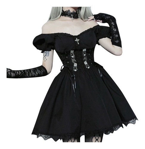 Elegantes Vestidos De Manga Corta De Lolita