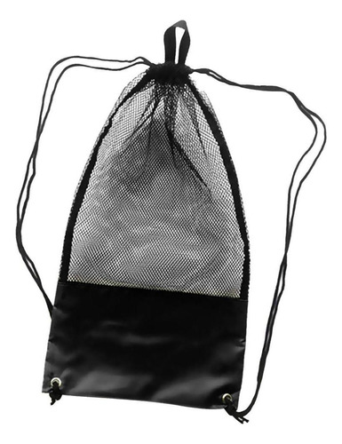 Bolsos Con Cordón De Gimnasio Negro