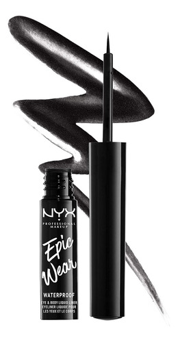 Nyx Cosmetics - Epic Wear - Delineador Ultra Fino - Negro