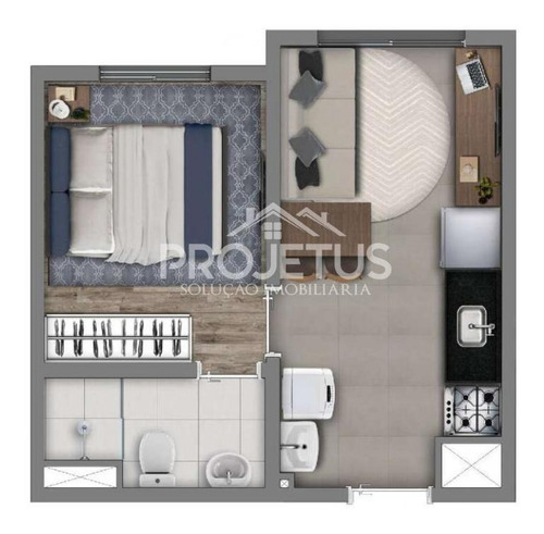 Imagem 9 de 10 de Lançamento Apto 24 M², 1 Dorm, 1 Suíte No Cond Vivaz Vila Ro - 197747