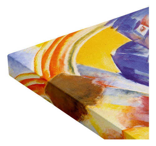 Cuadro La Torre De Caballos Azules - Franz Marc 30x45
