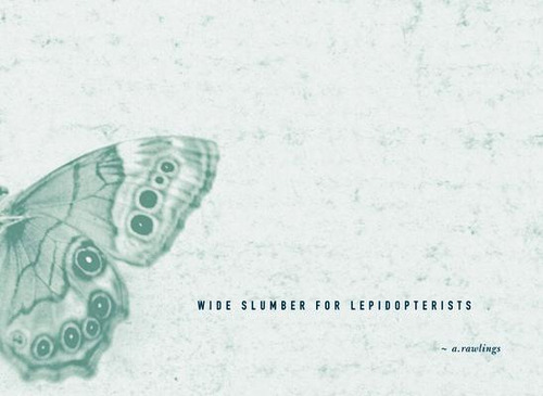 Wide Slumber For Lepidopterists, De Rawlings, Angela. Editorial Coach House Books, Tapa Blanda En Inglés