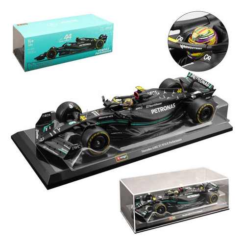 Mercedes-benz Amg F1 1/24 Buburago W14 44 #hamilton 202 [cu]