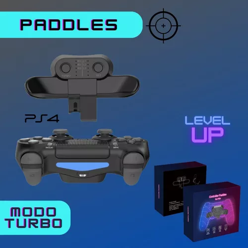 Versão atualizada de agosto de 2021】 Controle PS4 com 3 botões traseiros  programáveis e 1 botão traseiro de controle de sensibilidade, controle  remoto de jogo com Turbo/Gyro/HD Dual Vibration/Touch Panel /LED 