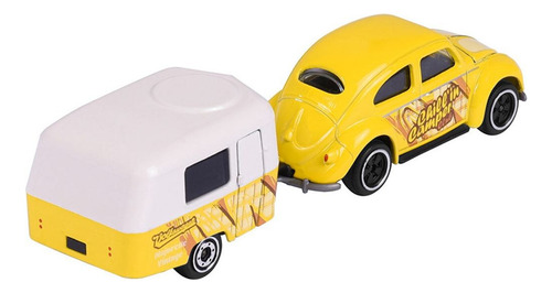 Volkswagen Beetle Y Remolque Majorette Exclusivo
