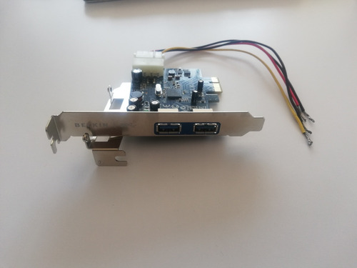 2 Port Pci Express Usb 3.0 Card With Sata Power