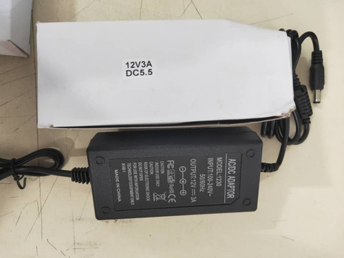 Adaptador Cargador 12v/3a ( Dvr, Camaras, Cinta Led Etc)