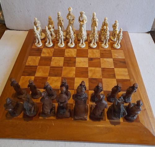 Ajedrez Sherlock Holmes Chess Set Mascott Inglaterra Vintage