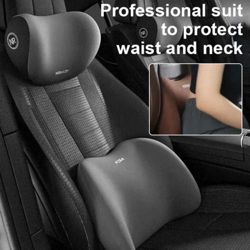 Cojín De Asiento Con Soporte Lumbar, Espuma Viscoelástica Ta
