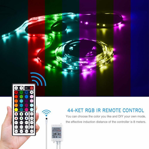 Led Strip Lights .ft M Leds Non Waterproof Flexible Col...