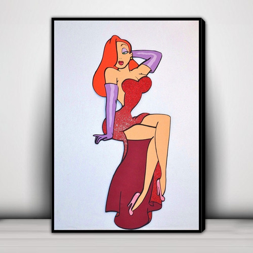 Cuadro Decorativo Jessica Rabbit F244