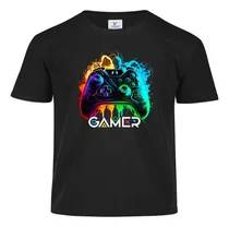 Comprar Playera Para  Niño Y Niña  Gamers Logo