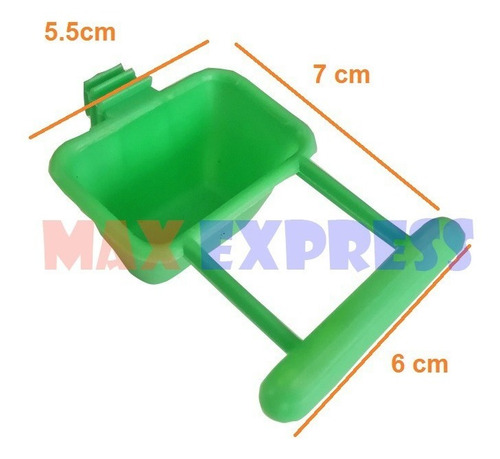 Imagen 2 de 2 de Comedero Tazzine Para Aves Canario Periquito Cod. 174
