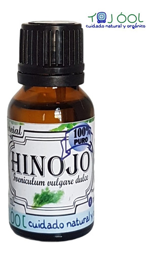 Aceite Esencial Hinojo 100% Puro Natural Orgánico 15ml O