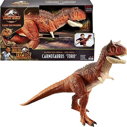 Figura Jurassic World Carnotaurus Toro Super Colosal