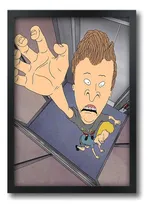 Comprar Quadro Geek The Beavis And Buttered Com Moldura A3 42x30 Cm