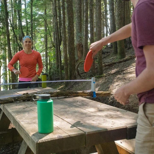 Juego De Ping-pong De Viaje Con Mochila Exterior Para