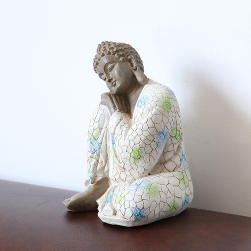 Estatua De Buda Durmiente Resina Resina Budismo Estatuilla