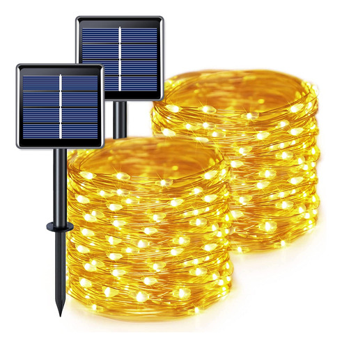 Jmexsuss Luces Solares De Navidad Impermeables Al Aire Libre