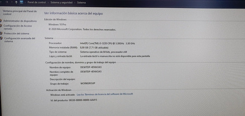 Imagen 4 de 10 de Pc Core I3 3220 8gb Ram
