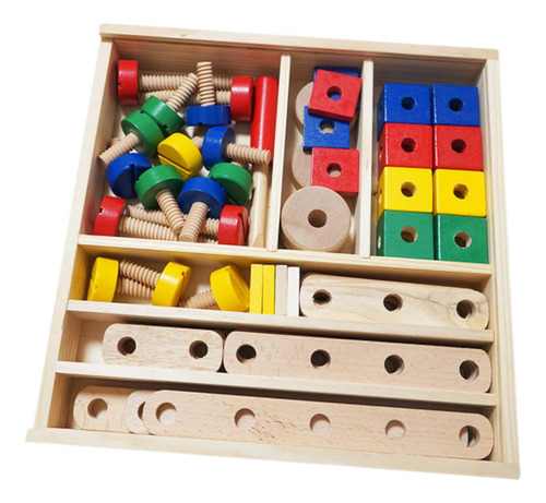 Juego De Construcción De Juguetes Con Tuercas Y Tornillos
