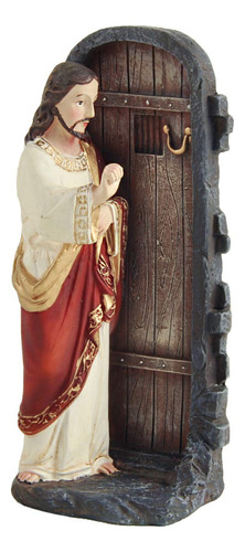 Figura De Estatua De Jesucristo Llamando A La Puerta (5.12 P