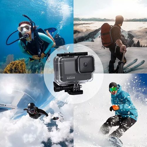 Carcasa Sumergible 50m Compatible Gopro Hero 9 /10/11/12