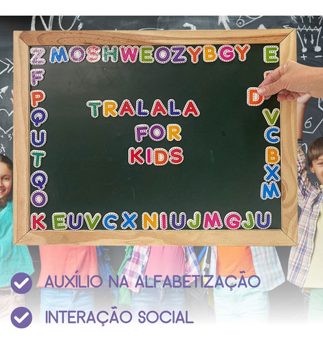 Lousa 2 Em 1 Dupla Face Magnético Brinquedo Pedagógico