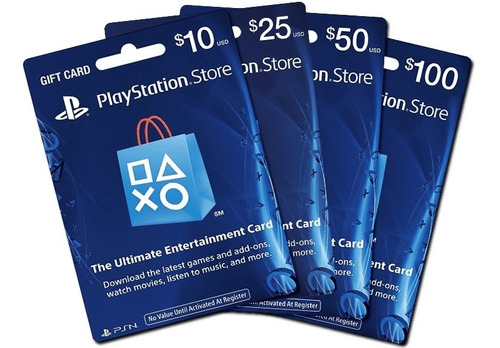 Gift Cards Play Station Tarjetas Psn Cualquier Valor Códigos