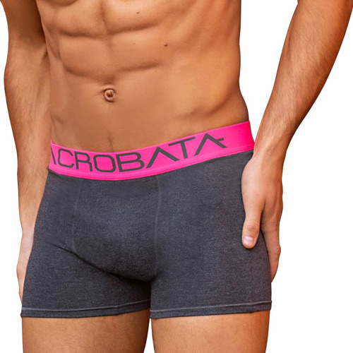 Boxer Acróbata 5086 De Algodón & Lycra Liso 