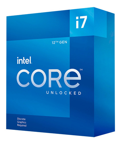 Procesador Intel Core I7 12700kf 12a Generación 12 Núcleos