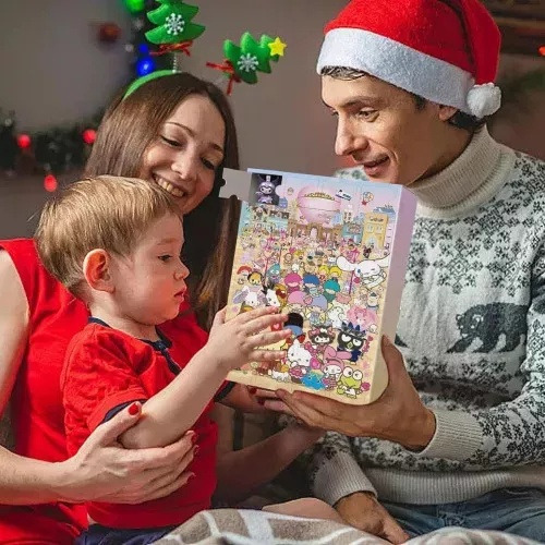 . 24 Calendario De Adviento De Navidad De Puntada For Ninos