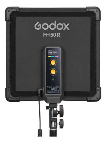 Panel Led Godox Fh50r Flexible Rgb Estructura Negro