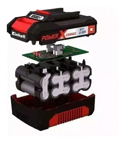 Imagen 4 de 5 de Starter Kit Einhell Cargador De Batería 18v + Batería 4 Ah