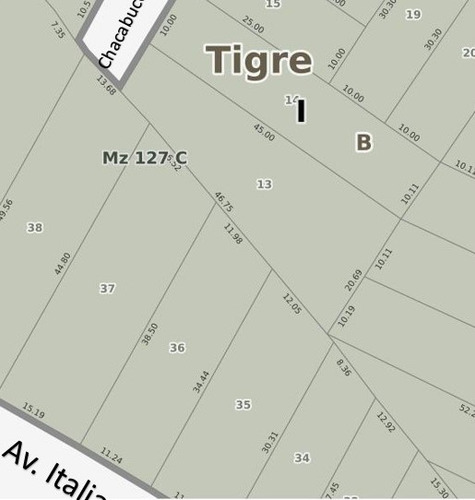 Lote En Venta En Tigre Centro