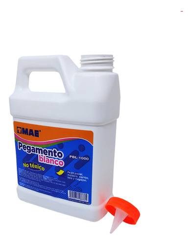 Adhesivo Liquido Mae Pbl-1000 Blanco 1 Litro  Escolar 1 Pz