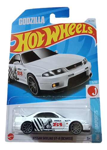 Hot Wheels Nissan Skyline Gt-r (bcnr33) Godzilla