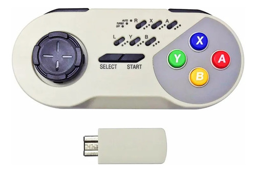 Controle Sem Fio Techbrasil Turbo Para Nintendo Snes Classic Mini