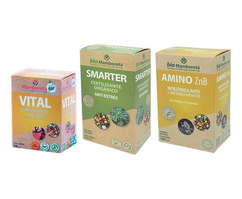 Combo Bio Mamboretá® Smarter + Amino Znb + Vital